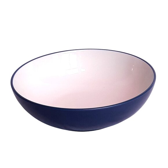 Noritake Colorwave Blue Stoneware Serving Bowl 9-Inch Dishwasher & Microwave Saf - Picture 1 of 7